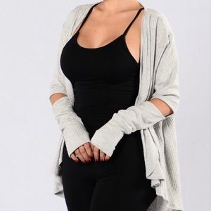 Cutout cardigan